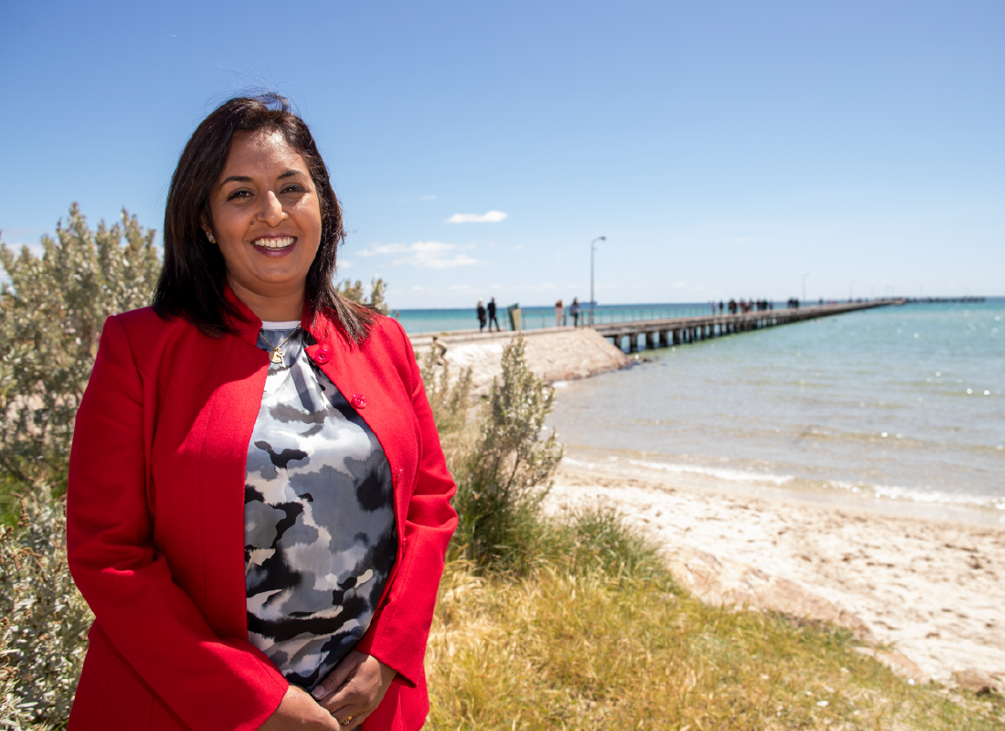 Surbhi at Rye Pier