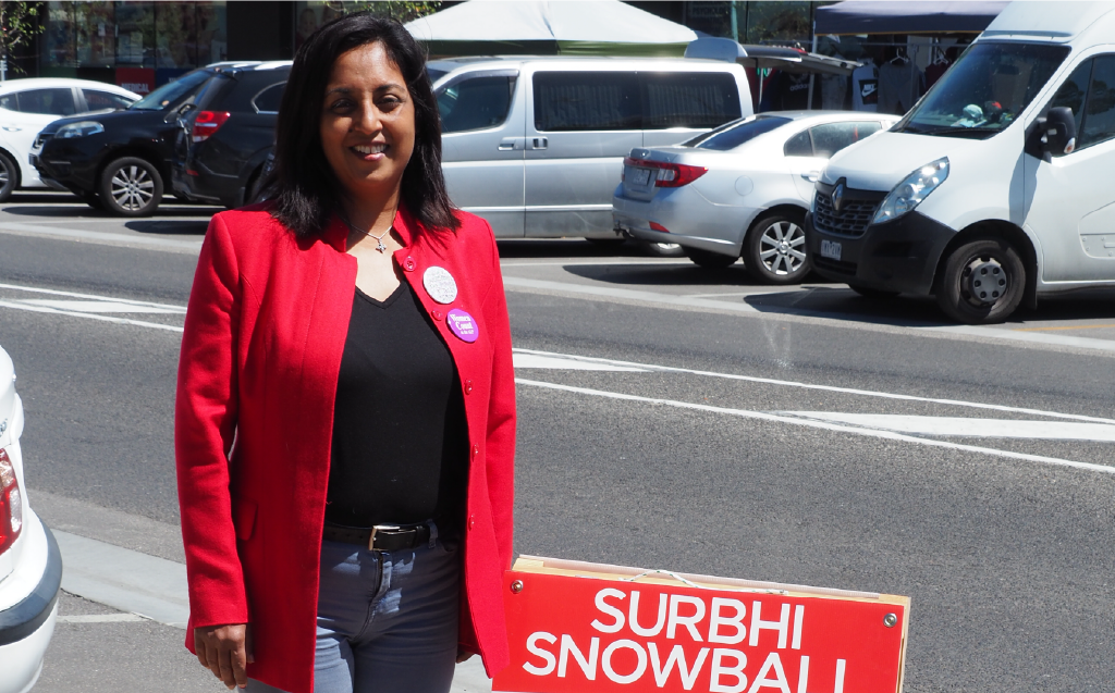 Surbhi campaigning in Hastings